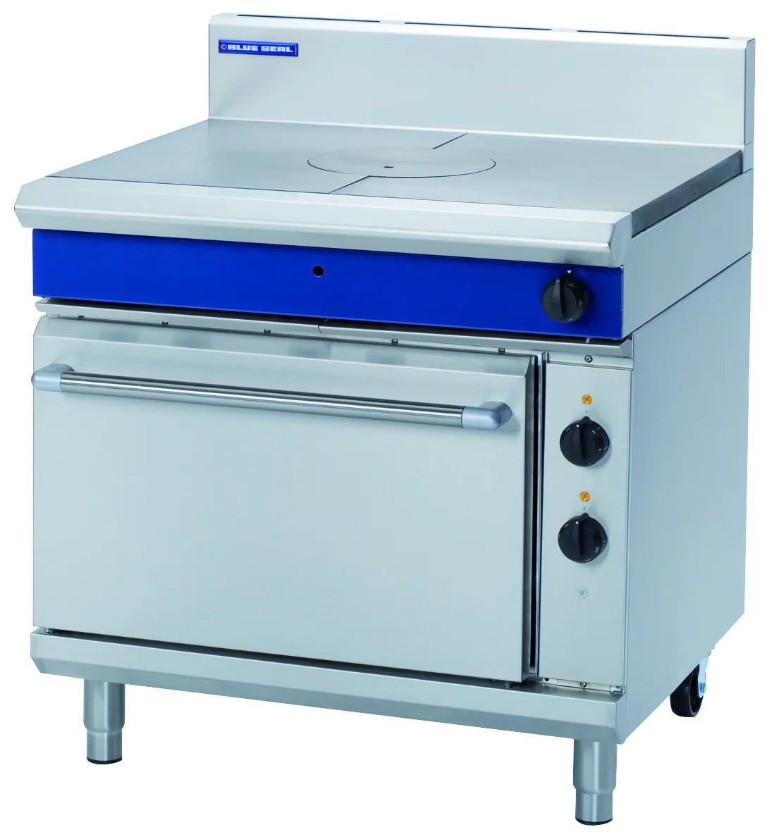 Blue Seal Evolution Series Ge570 900Mm Gas Target Top Electric Static Oven Range