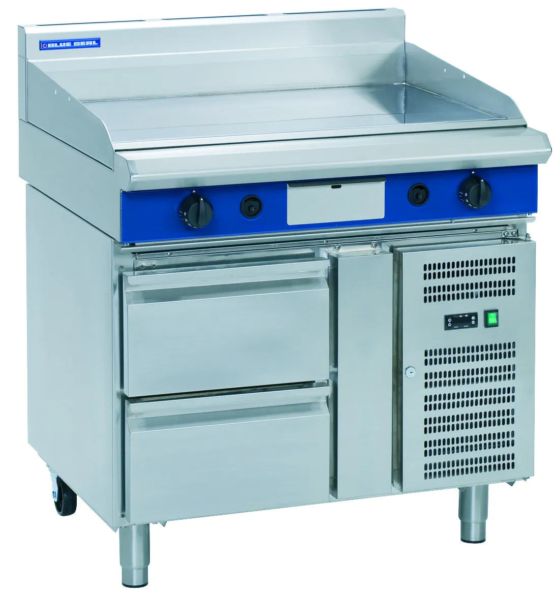 Blue Seal Evolution Series Gp516 Rb 900Mm Gas Griddle Refrigerated Base