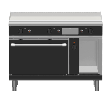 Waldorf Bold Gpb8121Gec 1200Mm Gas Griddle Electric Convection Oven Range