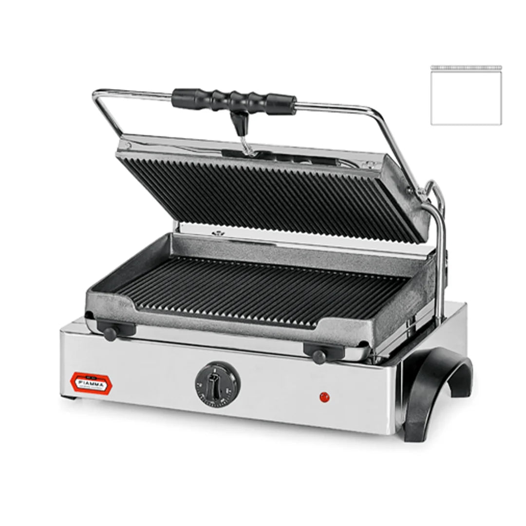 Sammic contact grill - grooved upper/smooth lower plates