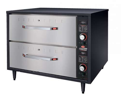 Hatco Freestanding Heated Drawer Warmer – 2 Drawer (Black Powdercoated Finish)