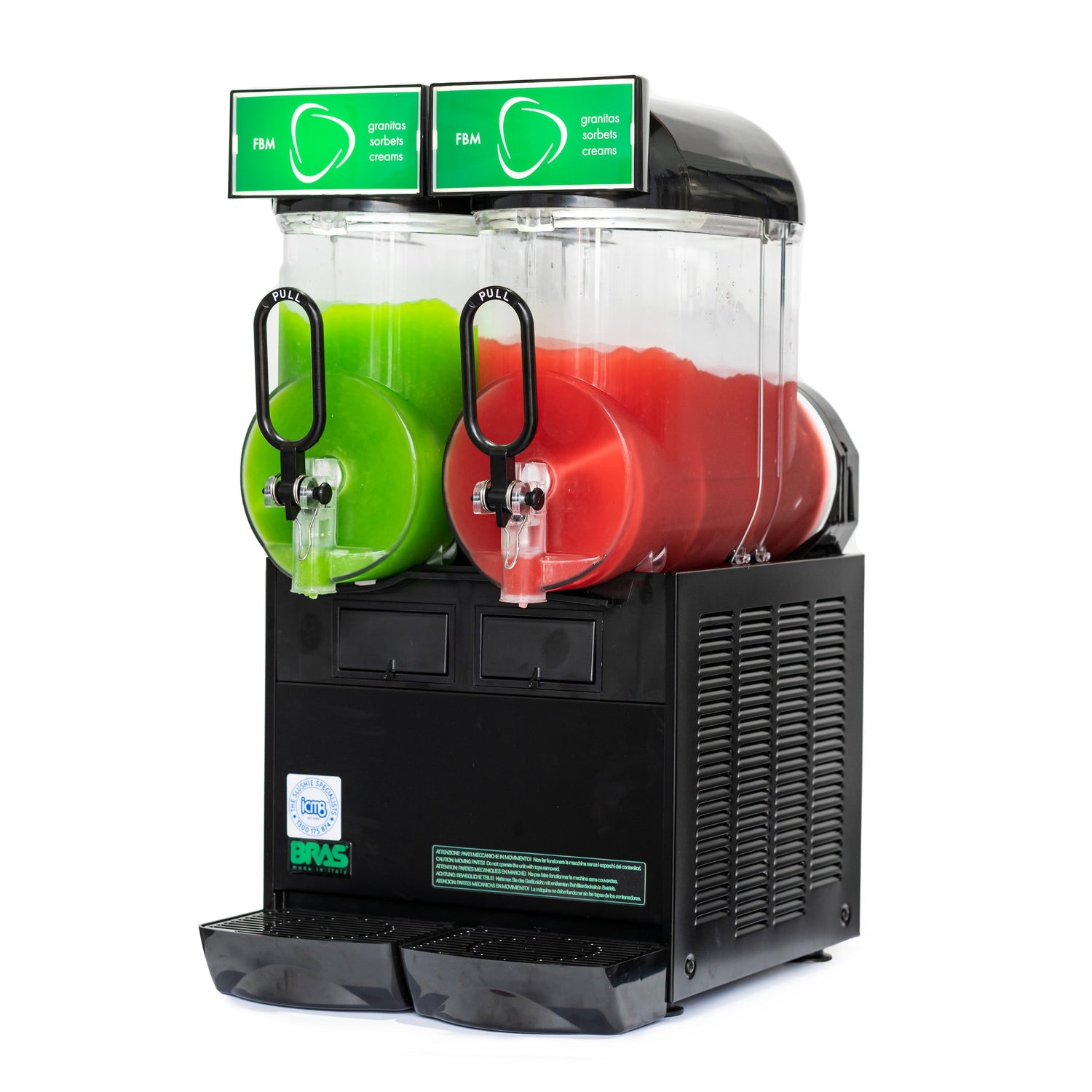 BRAS FBM2 - Black Slushie Machine 2 x 10L