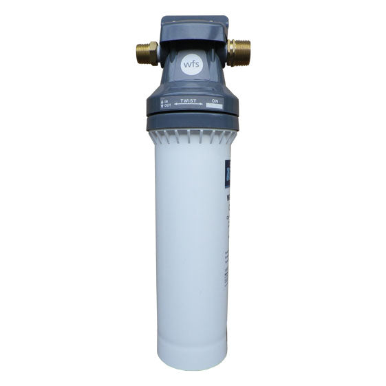 ICEMATIC Ice maker filter system for dirt / rust reduction, chlorine reduction, scale reduction complete with wall bracket and fittings. Australian standard approved.