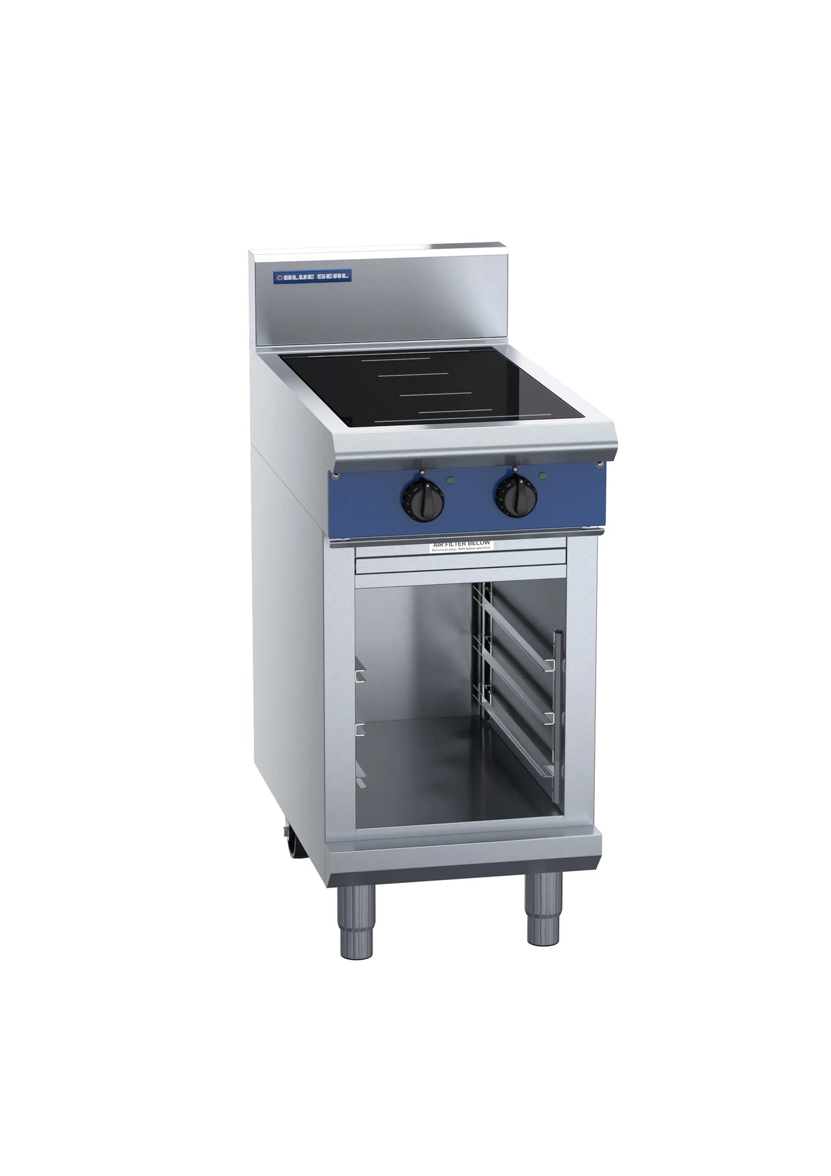 Blue Seal Evolution Series In512F Cb 450Mm Induction Cooktops Cabinet Base