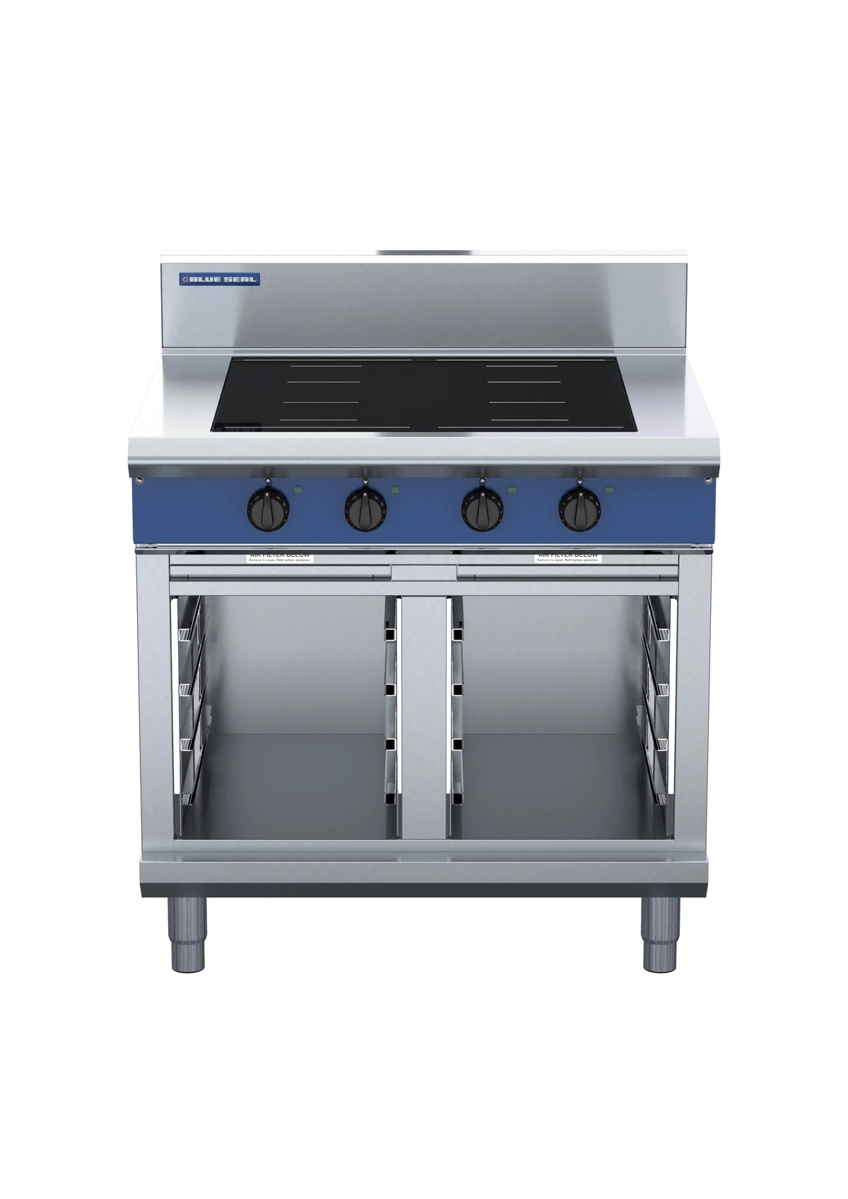 Blue Seal Evolution Series In514F Cb 900Mm Induction Cooktops Cabinet Base