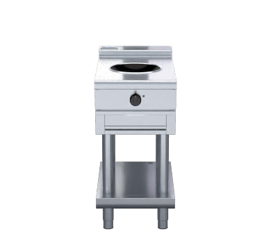 Waldorf 800 Series Inl8100W3 Ls 450Mm Induction Wok Low Back Version Leg Stand