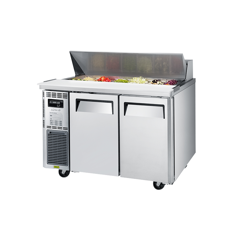 Turbo Air 2 Door Salad Prep Fridge with Hood 1200mm KHR12-2-N - Whisk Hospitality - KHR12-2-N