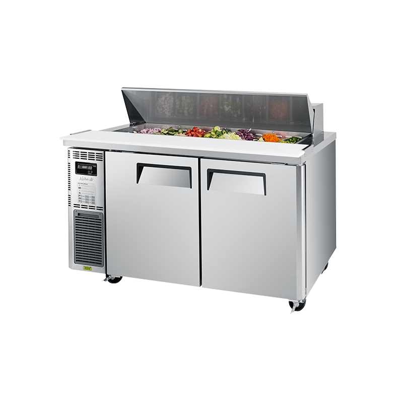 Turbo Air 2 Door Salad Prep Fridge with Hood 1500mm KHR15-2-N - Whisk Hospitality - KHR15-2-N