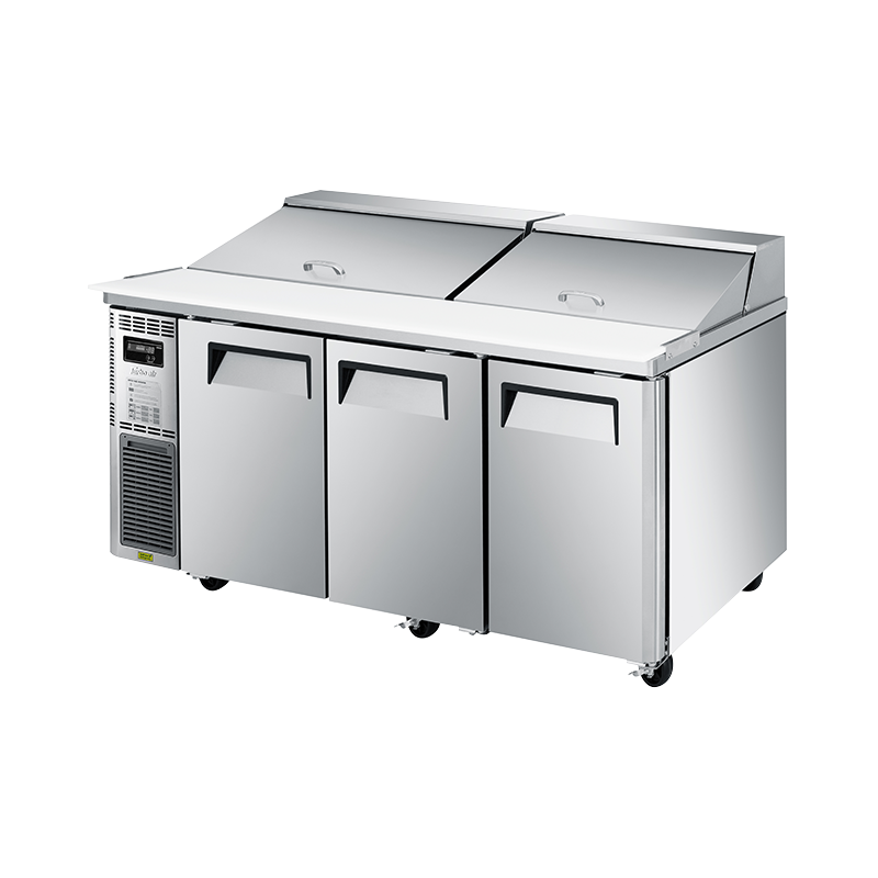 Turbo Air 3 Door Salad Prep Fridge with Hood 1800mm KHR18-3-N - Whisk Hospitality - KHR18-3-N