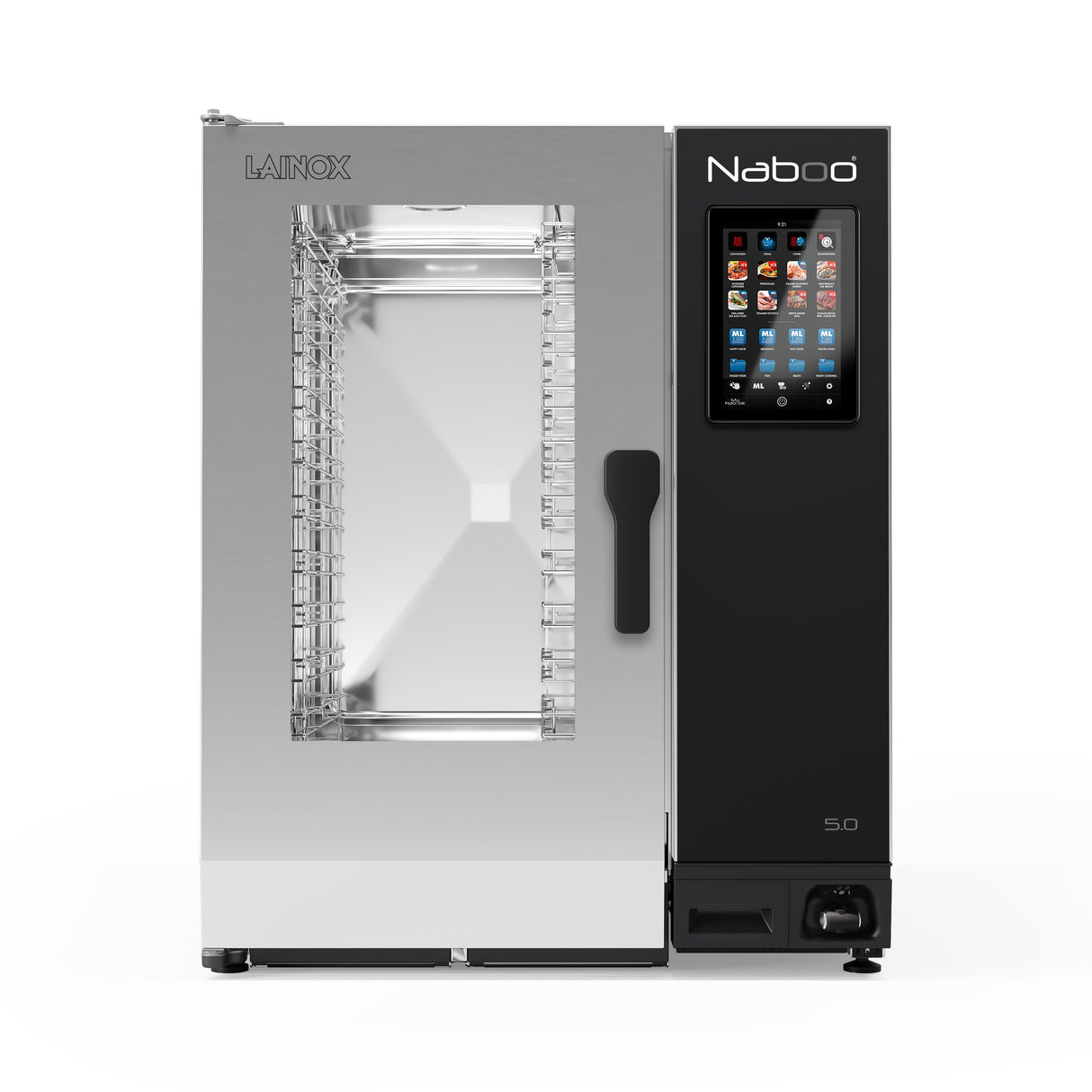 LAINOX 10 x1/1GN Electric Direct Steam Combi Oven with Touch Screen Controls