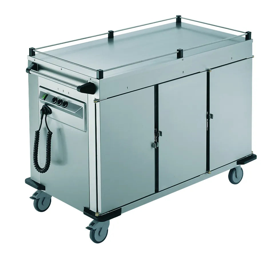 Rieber Norm Iii 0 3 X Heated Cabinets Mobile Food Transport Trolley
