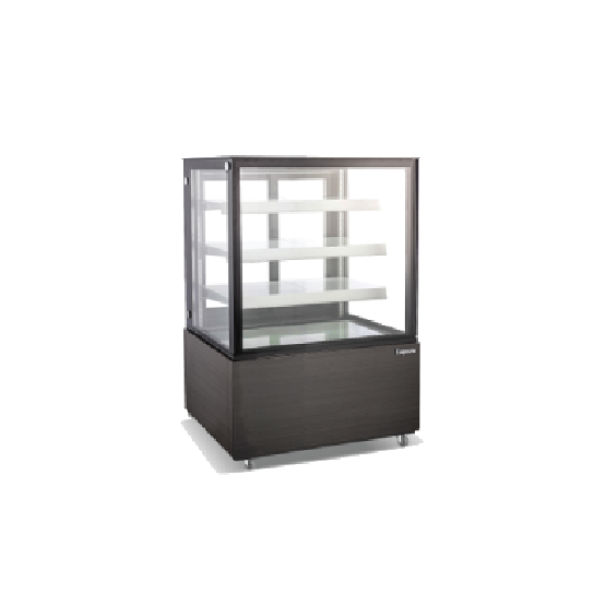 Exquisite Four Tiers Cake Display Fridge – Black finish - CDS309B - Whisk Hospitality - CDS309