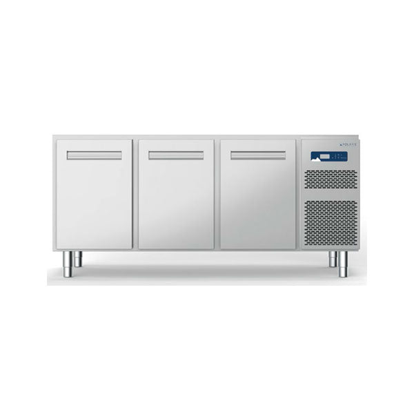 Polaris 279L Capacity Three Door Refrigerated Table | Self Contained | -15°C to -20°C