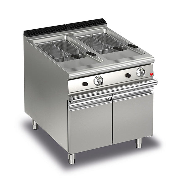 Baron 15-15L Double Basin Gas Deep Fryer With Piezo Ignition