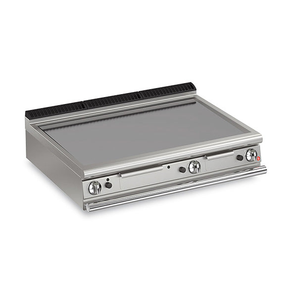 Baron 3 Burner Gas Fry Top With Smooth Mild Steel Plate And Thermostat Control