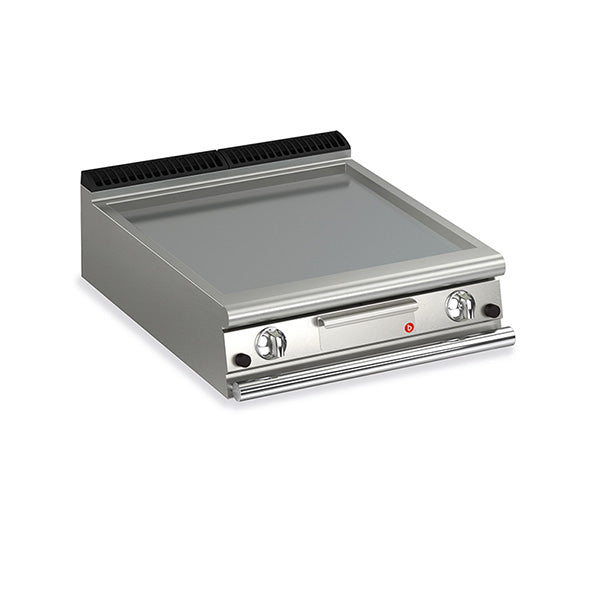 Baron 2 Burner Gas Fry Top With Smooth Mild Steel Plate