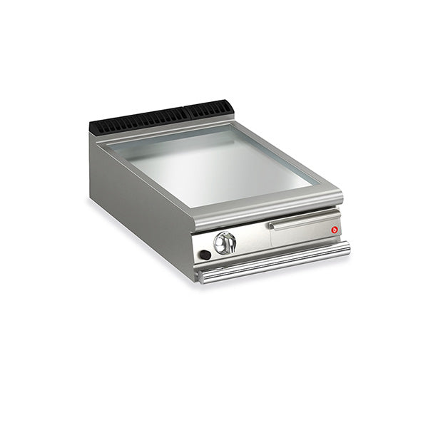 BARON 2 Burner Gas Fry Top With Smooth Chrome Plate And Thermostatic Control