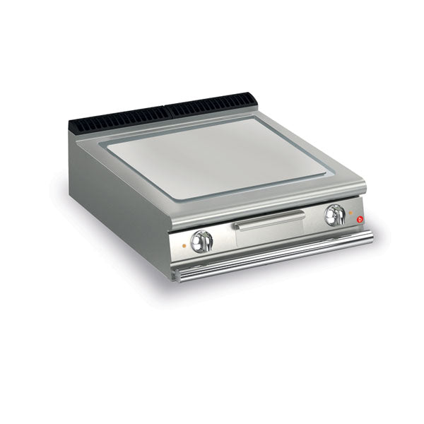 Baron 2 Burner Electric Fry Top With Smooth Chrome Plate And Thermostat Control