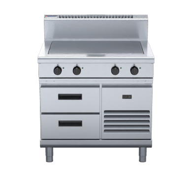 Waldorf 800 Series Rn8104E Rb 900Mm Electric Solid Top Refrigerated Base