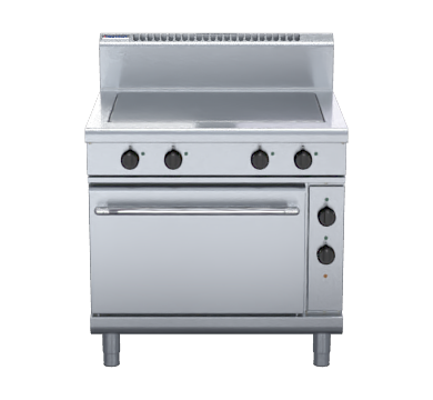 Waldorf 800 Series Rn8114Ec 900Mm Electric Solid Top Convection Oven Range