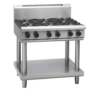 Waldorf 800 Series Rnl8600G Ls 900Mm Gas Cooktop Low Back Version Leg Stand