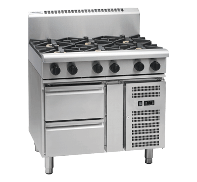 Waldorf 800 Series Rn8609G Rb 900Mm Gas Cooktop Refrigerated Base