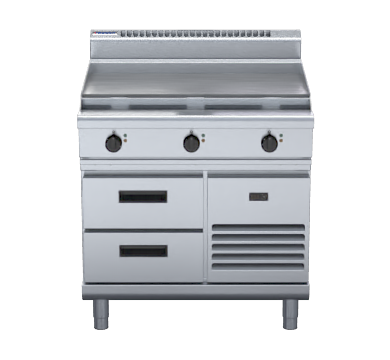 Waldorf 800 Series Rn8609E Rb 900Mm Electric Cooktop Refrigerated Base