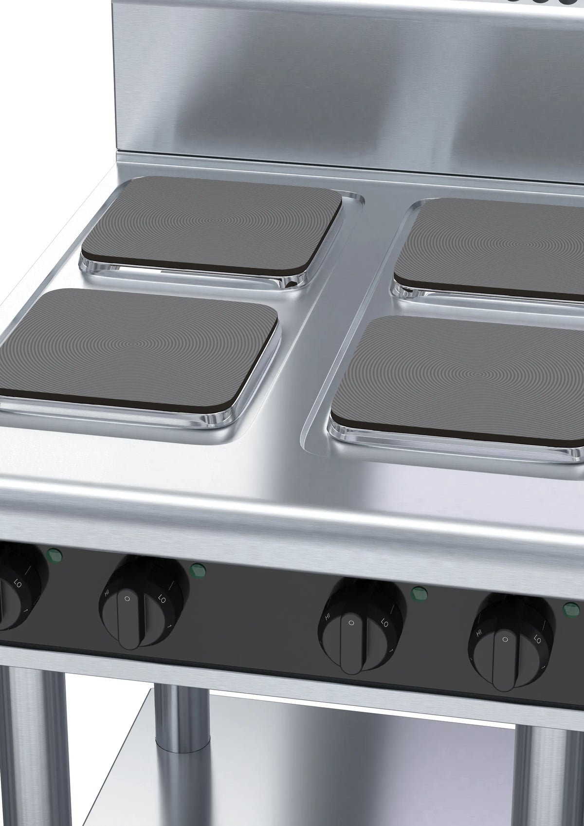 Waldorf Bold Rnb8400Se Ls 600Mm Electric Cooktop Sealed Hobs Leg Stand