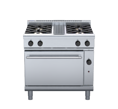Waldorf 800 Series Rnl8510G 750Mm Gas Range Static Oven Low Back Version