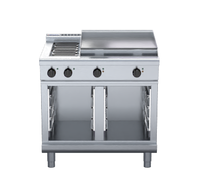 Waldorf 800 Series Rnl8606E Cb 900Mm Electric Cooktop Low Back Version Cabinet Base