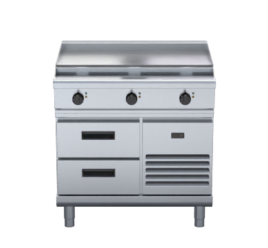 Waldorf 800 Series Rnl8609E Rb 900Mm Electric Cooktop Low Back Version Refrigerated Base