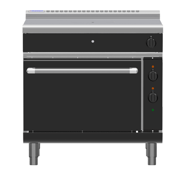 Waldorf Bold Rnb8110Gec 900Mm Gas Target Top Electric Convection Oven Range