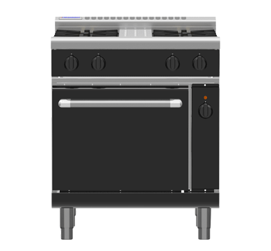Waldorf Bold Rnb8510Gec 750Mm Gas Range Electric Convection Oven