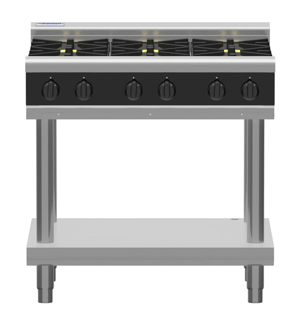 Waldorf Bold Rnlb8600G Ls 900Mm Gas Cooktop Low Back Version Leg Stand