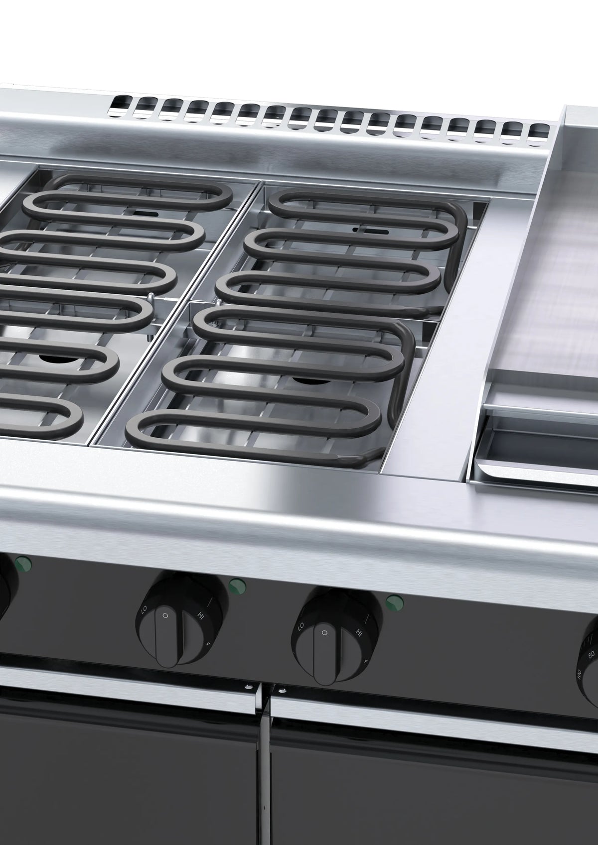 Waldorf Bold Rnlb8603E Cd 900Mm Electric Cooktop Low Back Version Cabinet Base