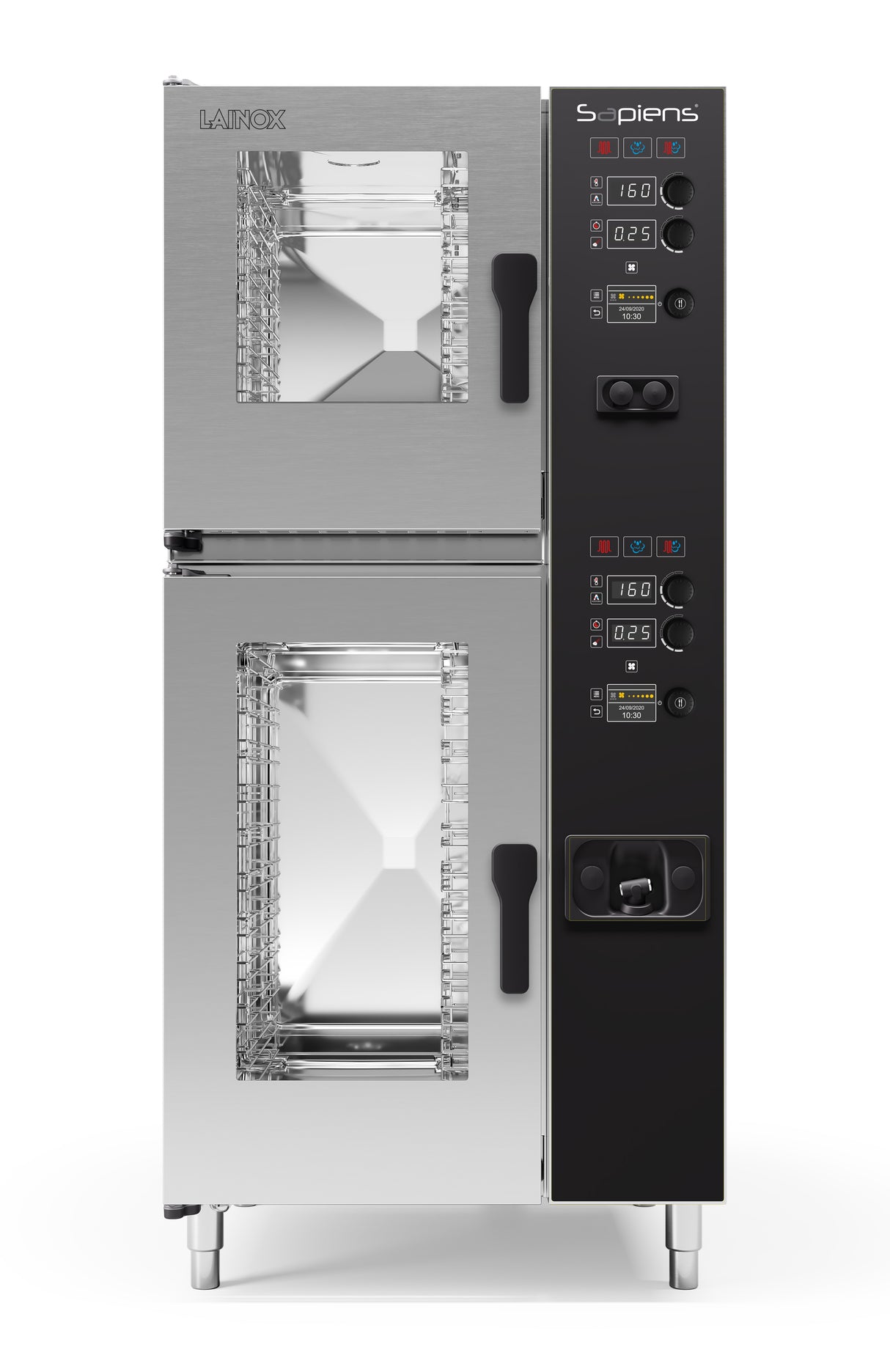 LAINOX 6 + 10 x1/1GN SAPIENS Electric Direct Steam Combi Oven with Touch Screen Controls