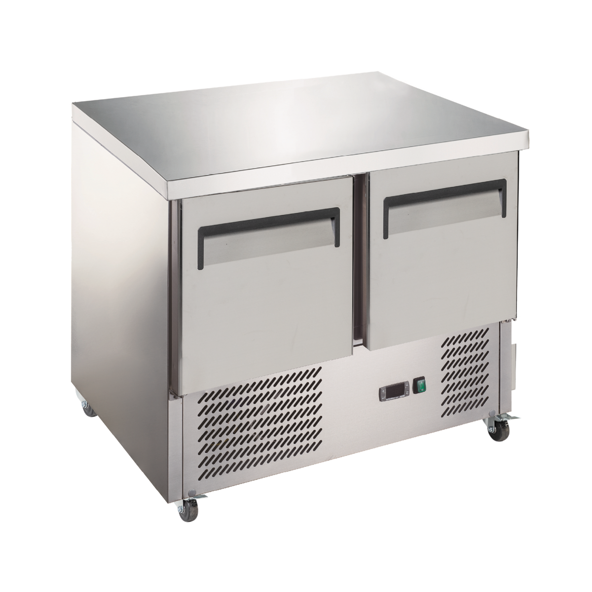Exquisite Two Solid Doors Underbench Storage Fridge – Static - SLC250 - Whisk Hospitality