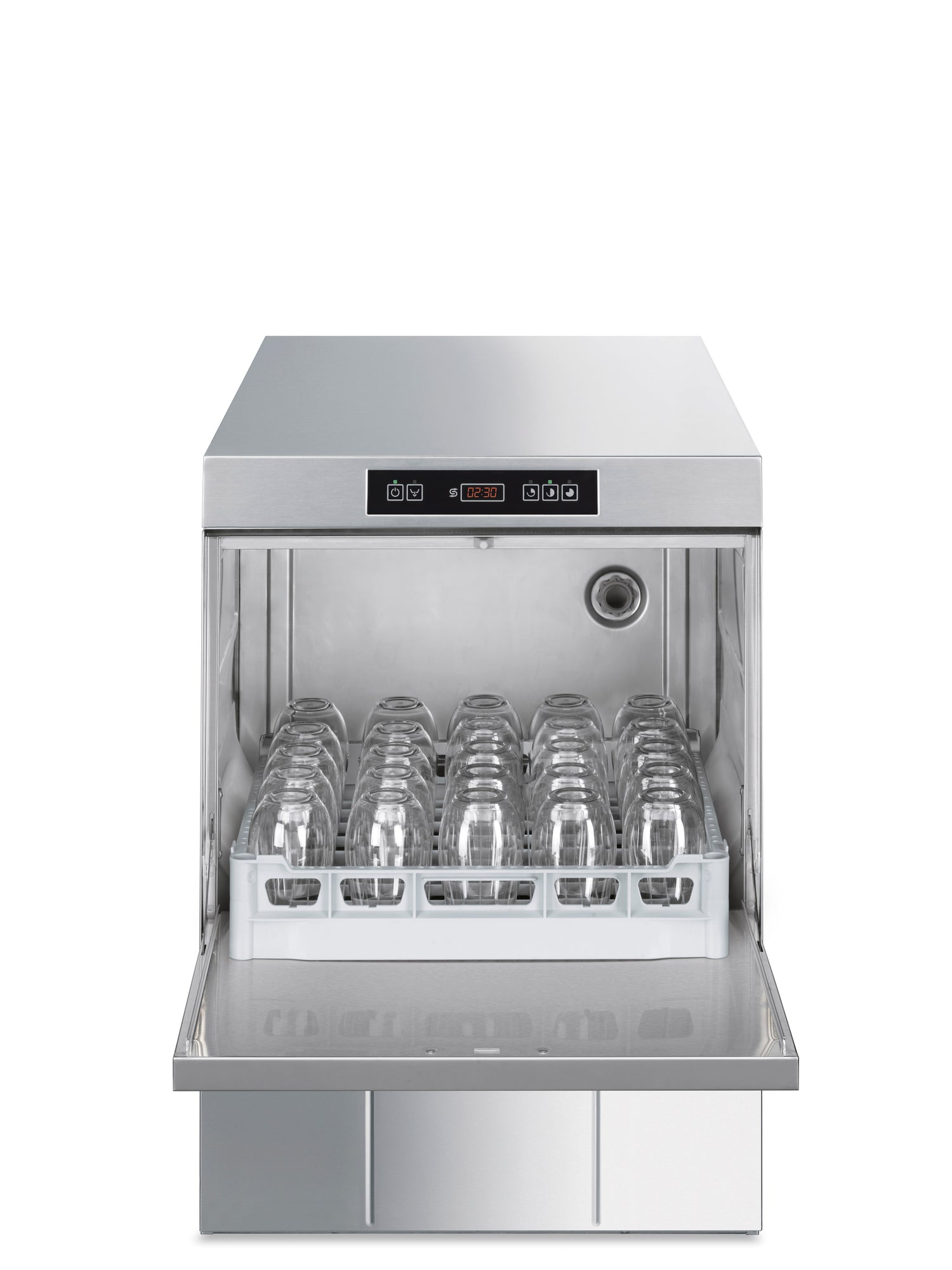 SMEG SPD505AU Ecoline underbench dishwasher - 15 Amp - 500x500 basket. Electronic control- 3 cycles