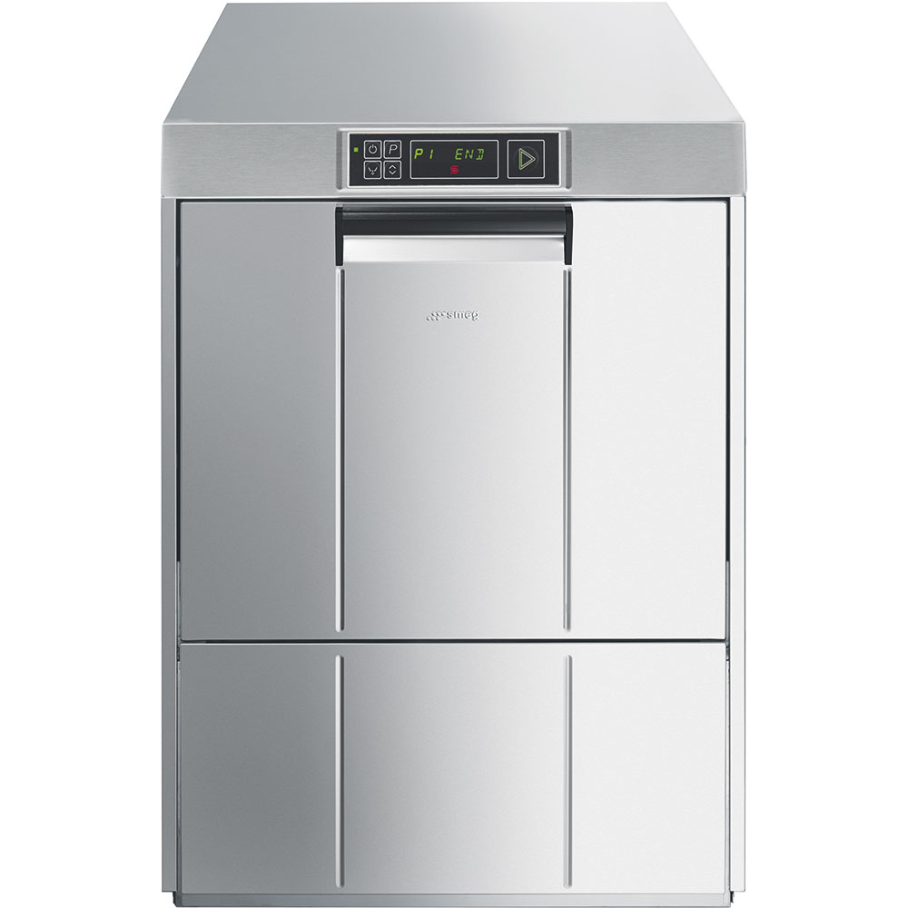 SMEG SPD515AU easyLINE fully insulated underbench dishwasher - Three phase (15 Amp optional) 500x500 basket Electronic control- 7 cycles