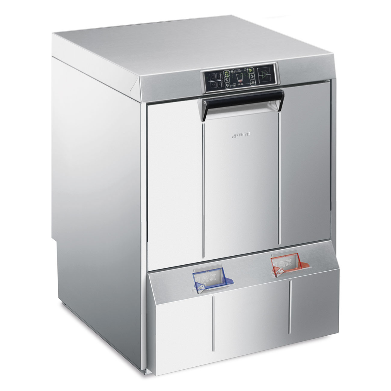 SMEG SPD515AU easyLINE fully insulated underbench dishwasher - Three phase (15 Amp optional) 500x500 basket Electronic control- 7 cycles
