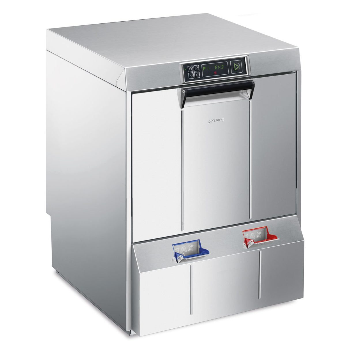 SMEG SPD515AU easyLINE fully insulated underbench dishwasher - Three phase (15 Amp optional) 500x500 basket Electronic control- 7 cycles