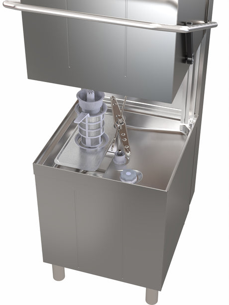 SMEG SPH615HAU SpecialLine fully insulated passthrough dishwasher with SHR - Steam Heat Recovery 9.7kW Three phase (7.0 kW optional) - 5/600x500 basket Electronic control- 6 cycles