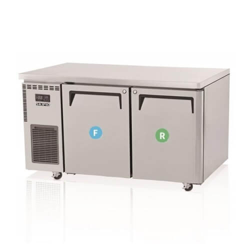 Skipio SURF15-2 Double Door Undercounter Fridge/Freezer