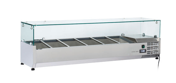 Anvil 1500 Glass Refrigerated Ingredient Well VRX1500