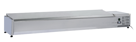 Anvil VRX2000S Refrigerated Ingredient Unit with Stainless Steel Lid - Whisk Hospitality - VRX2000S