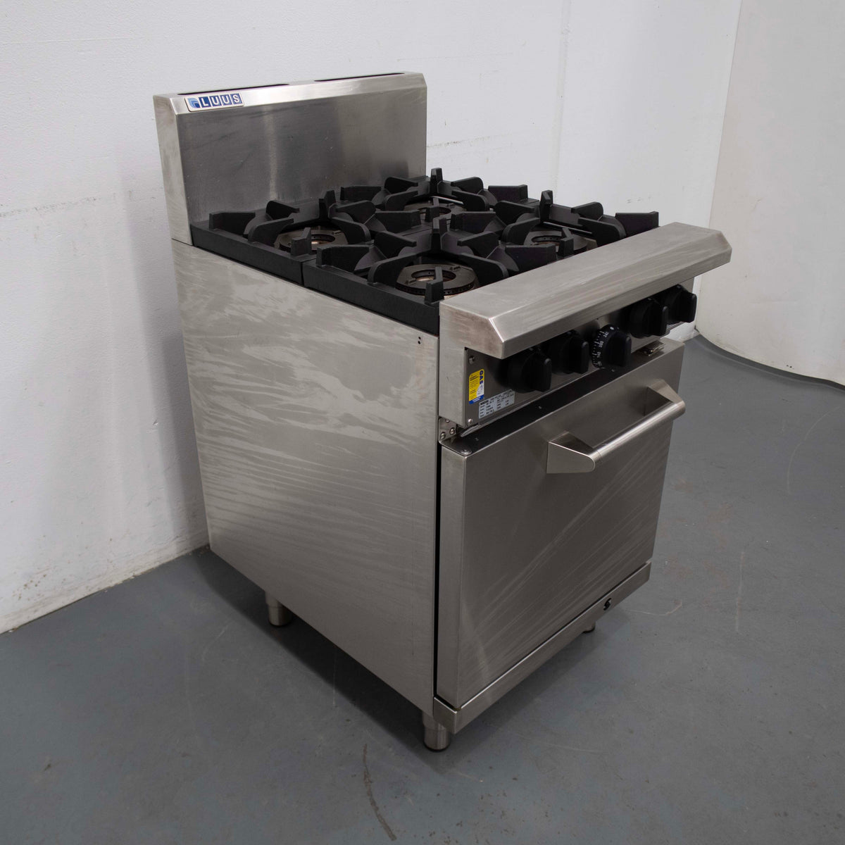 Luus RS-4B-P 4 Burner Range Oven