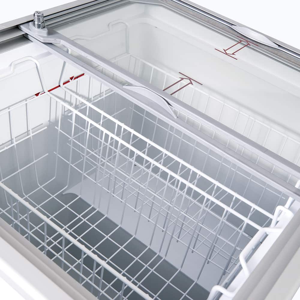 Bromic Display Chest Freezer - 191L - Flat Glass Top