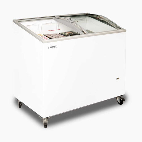 Bromic Display Chest Freezer - 264L - Curved Glass Top