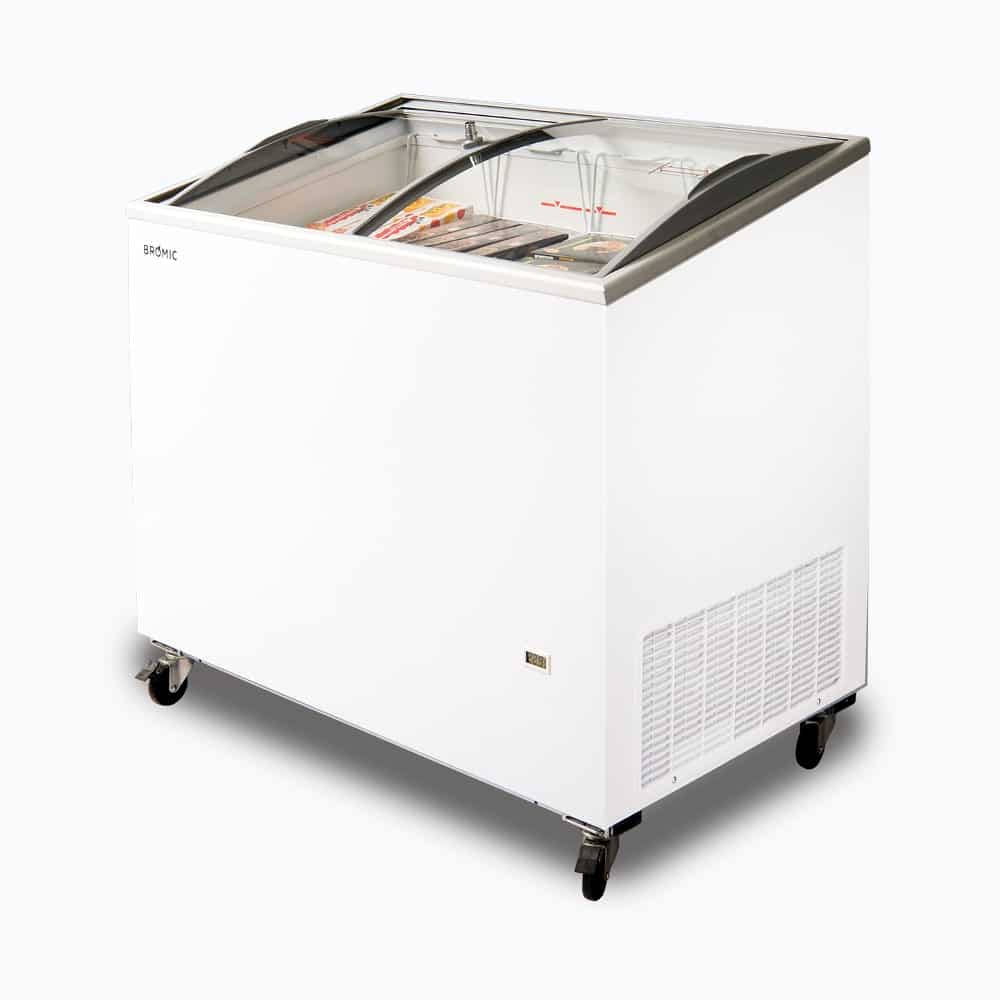 Bromic Display Chest Freezer - 264L - Curved Glass Top
