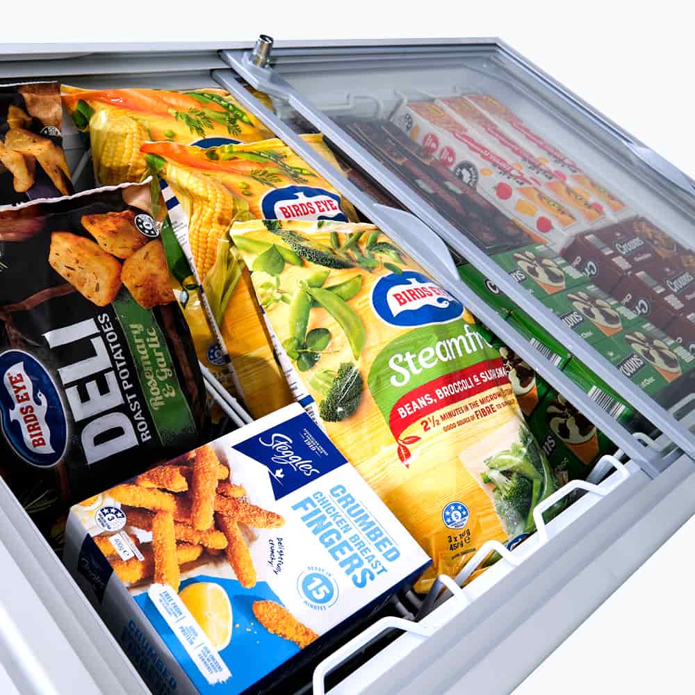 Bromic Display Chest Freezer - 296L - Flat Glass Top
